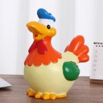 Coq tirelire originale pour décorer une chambre d'enfant