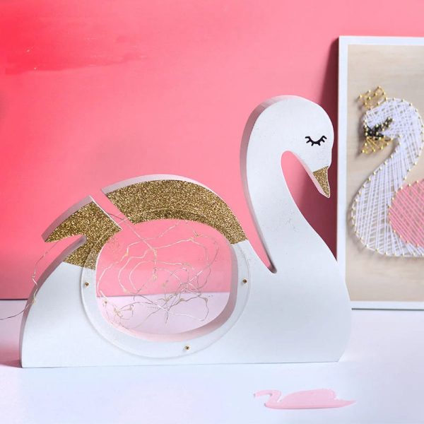 Tirelire design cygne pour enfants et adultes