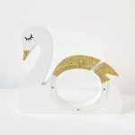 Tirelire cygne chic pour cadeaux et anniversaires