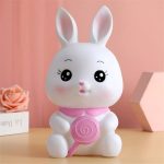 Tirelire en forme de lapin, ajout charmant à la chambre