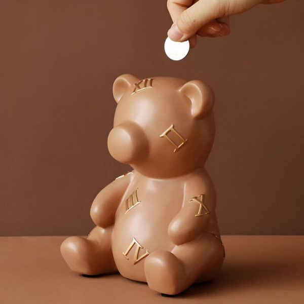 Accessoire de décoration : Tirelire au design soigné