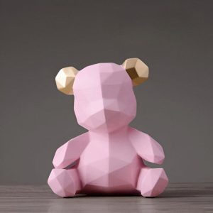 Tirelire ours au design moderne et épuré