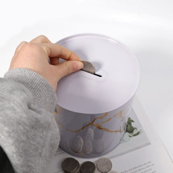 Tirelire moderne pour collecte de dons