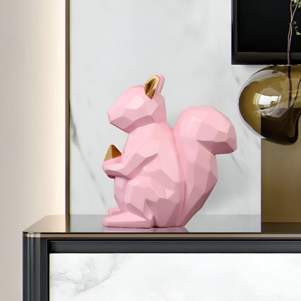 Tirelire écureuil en forme d'animal, décorative et pratique