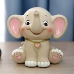 Tirelire éléphant pour enfants avec design amusant