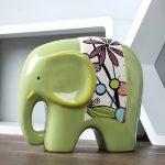Tirelire colorée en forme d'Éléphant
