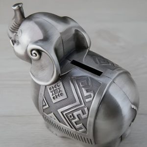 Tirelire en forme d’éléphant, objet de collection