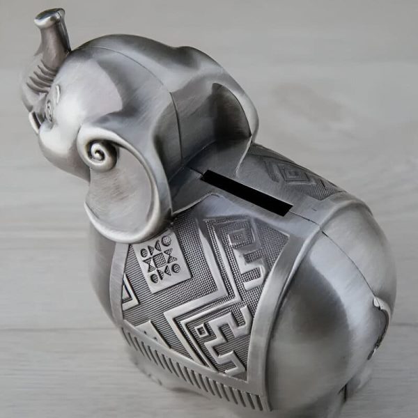 Tirelire en forme d’éléphant, objet de collection