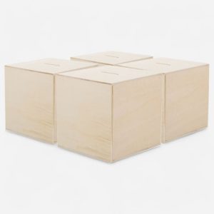 Tirelire en bois à peindre pour stimuler l'imagination