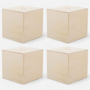 Tirelire en bois à personnaliser pour développer la créativité