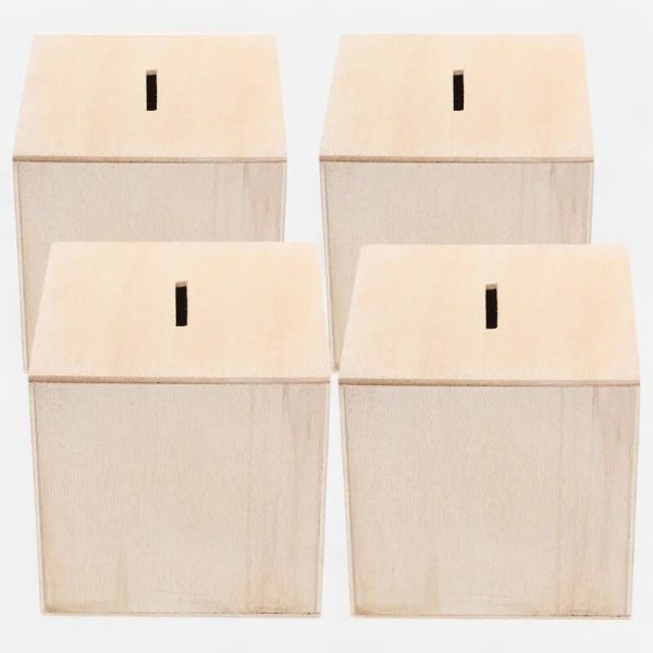Tirelire en bois à peindre, un projet artistique amusant