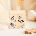 Tirelire en bois design unique pour enfant