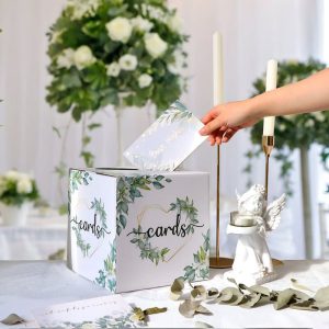 Tirelire en carton pour collecte d'argent de mariage