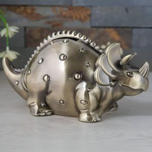 Tirelire en forme de dinosaure amusante