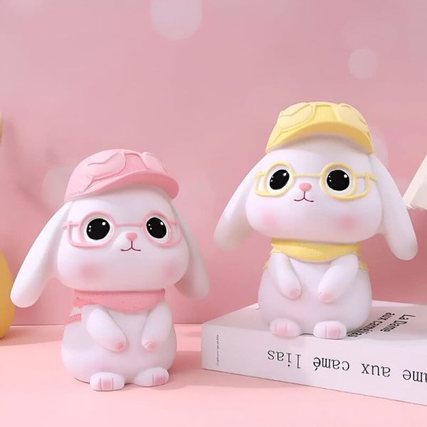 Tirelire enfant lapin pour apprendre à épargner