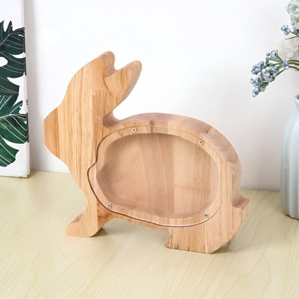 Tirelire enfant en forme de cube transparent