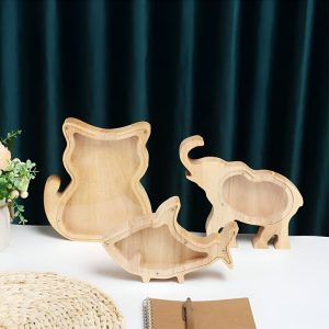 Tirelire en plastique transparent pour enfants