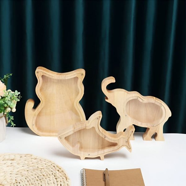 Tirelire en plastique transparent pour enfants