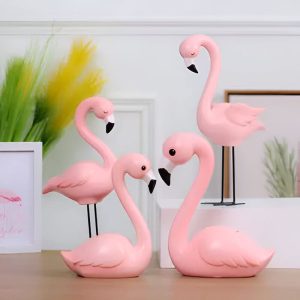 Tirelire en forme de flamant rose