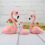 Tirelire animalière flamant rose