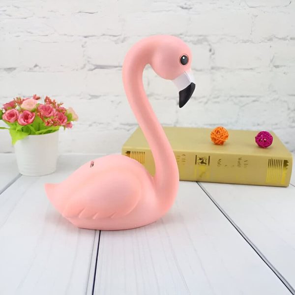 Flamant rose coloré pour économiser