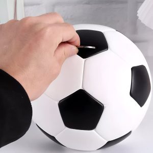 Tirelire en forme de ballon de football
