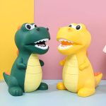 Tirelire garçon en forme de dinosaure