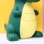 Tirelire ludique dinosaure en céramique