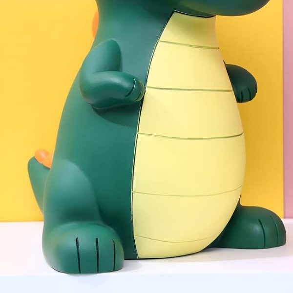 Tirelire ludique dinosaure en céramique