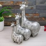 Tirelire girafe en céramique colorée