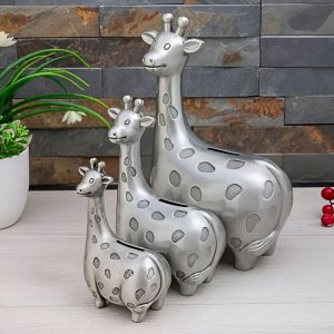 Tirelire girafe en céramique colorée