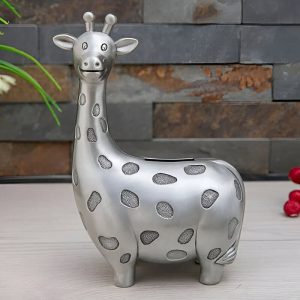 Tirelire animalière en forme de girafe