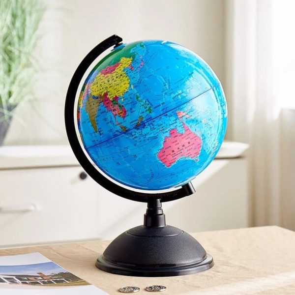 Économiseur d'argent design globe terrestre
