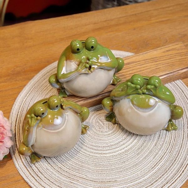 Tirelire en forme de grenouille pour enfants