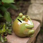 Tirelire mignonne en céramique animalière