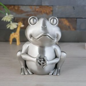 Tirelire Grenouille en métal pour collectionneurs d'animaux