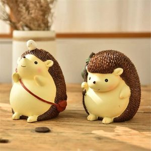 Tirelire hérisson design mignon pour enfants