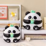 Panda tirelire en forme de personnage kawaii