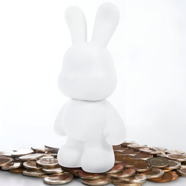 Tirelire Lapin Blanc décorative pour enfants