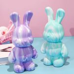 Tirelire originale lapin blanc, idéale pour les cadeaux