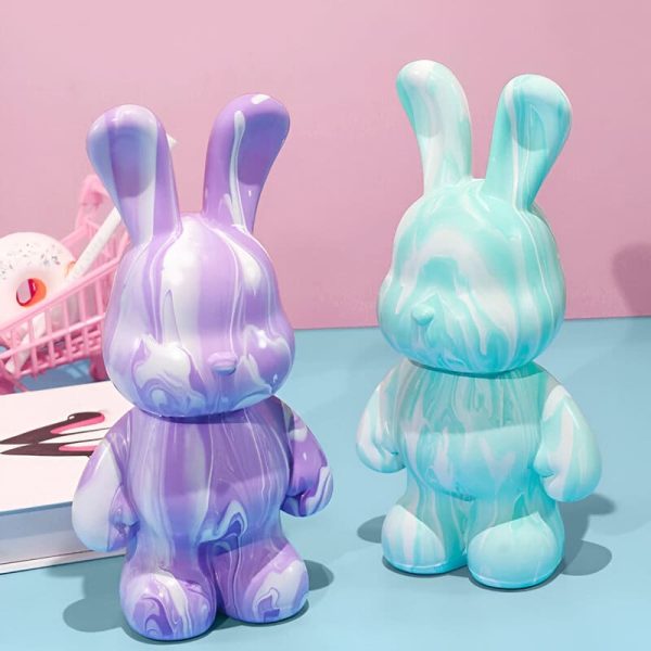 Tirelire originale lapin blanc, idéale pour les cadeaux
