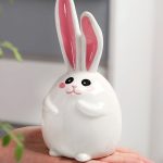 Décorative tirelire lapin en céramique pour chambre