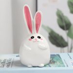 Tirelire lapin céramique, accessoire tendance pour enfants