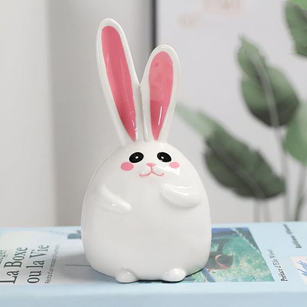 Tirelire lapin céramique, accessoire tendance pour enfants
