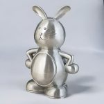 Lapin en métal, tirelire pour enfants et adultes