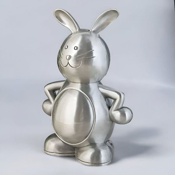Lapin en métal, tirelire pour enfants et adultes