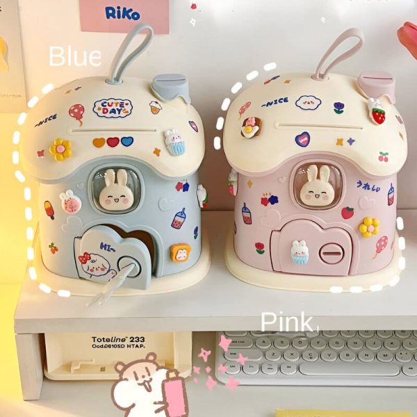 Lapin tirelire personnalisable pour cadeaux