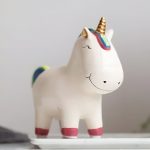 Tirelire en forme de licorne à décorer
