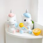 Tirelire Licorne Blanche décorative pour enfants