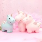 Tirelire Licorne Bleu pour économiser de l'argent